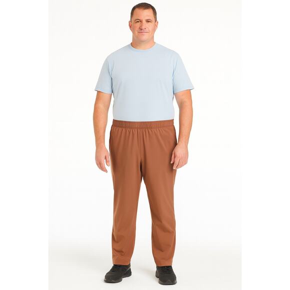 DSG Men’s Agility Jogger Pants 2XL Elastic Waist Athletic Fit Light Brown NWT - Picture 1 of 8